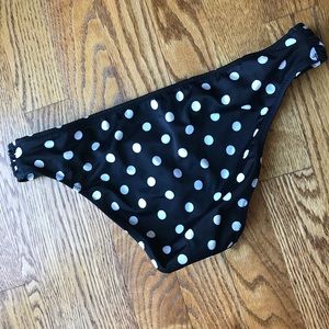 Victoria's Secret Swim - Victoria’s Secret Black White Polka Dot Bottoms Victoria's Secret Swim - Victoria’s Secret Black White Polka Dot Bottoms